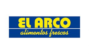 Logotipo de alimentos El Arco, patrocinador de la fundación Marino Gutiérrez