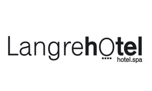 Logotipo del LangreHotel, patrocinador de la fundación Marino Gutiérrez