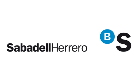 Logotipo del Sabadell Banco Herrero, patrocinador de la fundación Marino Gutiérrez
