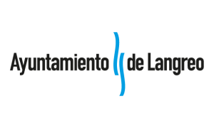 Logotipo del Ayuntamiento de Langreo, colaborador de la fundación Marino Gutiérrez