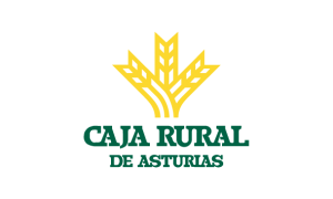 Logotipo de Caja Rural, patrocinador de la fundación Marino Gutiérrez